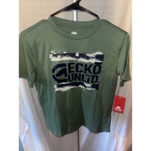 Echo Unlimited Kids T Shirt Green Size 10/12